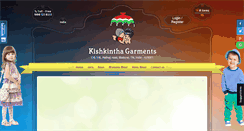 Desktop Screenshot of kishkinthagarments.com